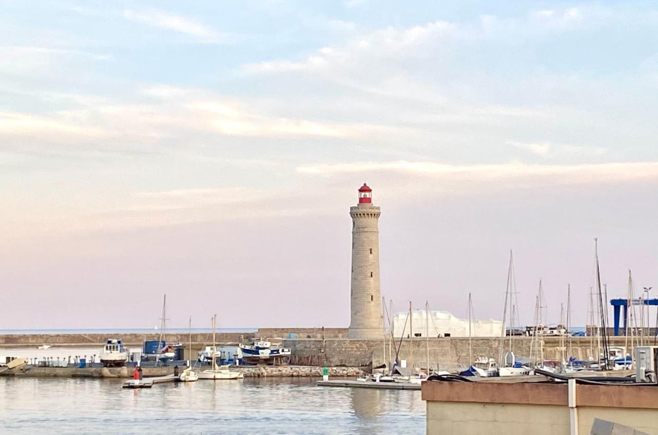 Appartement Escale paisible à Sète, belle terrasse vue sur phare Extérieur photo