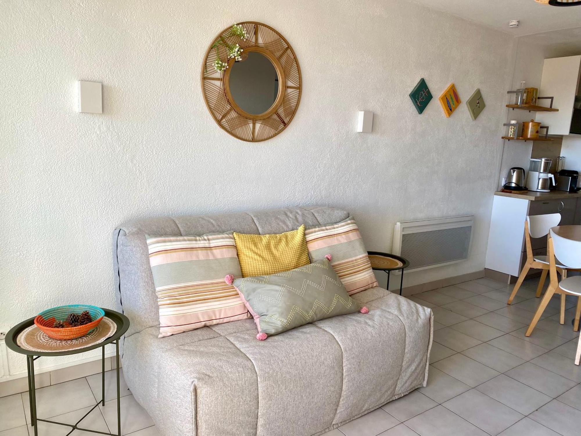 Appartement Escale paisible à Sète, belle terrasse vue sur phare Extérieur photo
