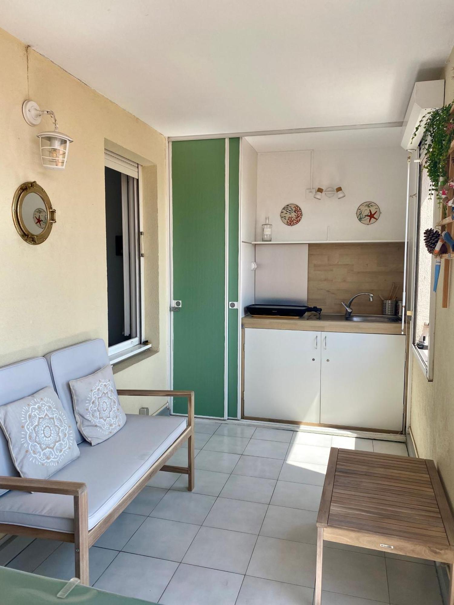 Appartement Escale paisible à Sète, belle terrasse vue sur phare Extérieur photo